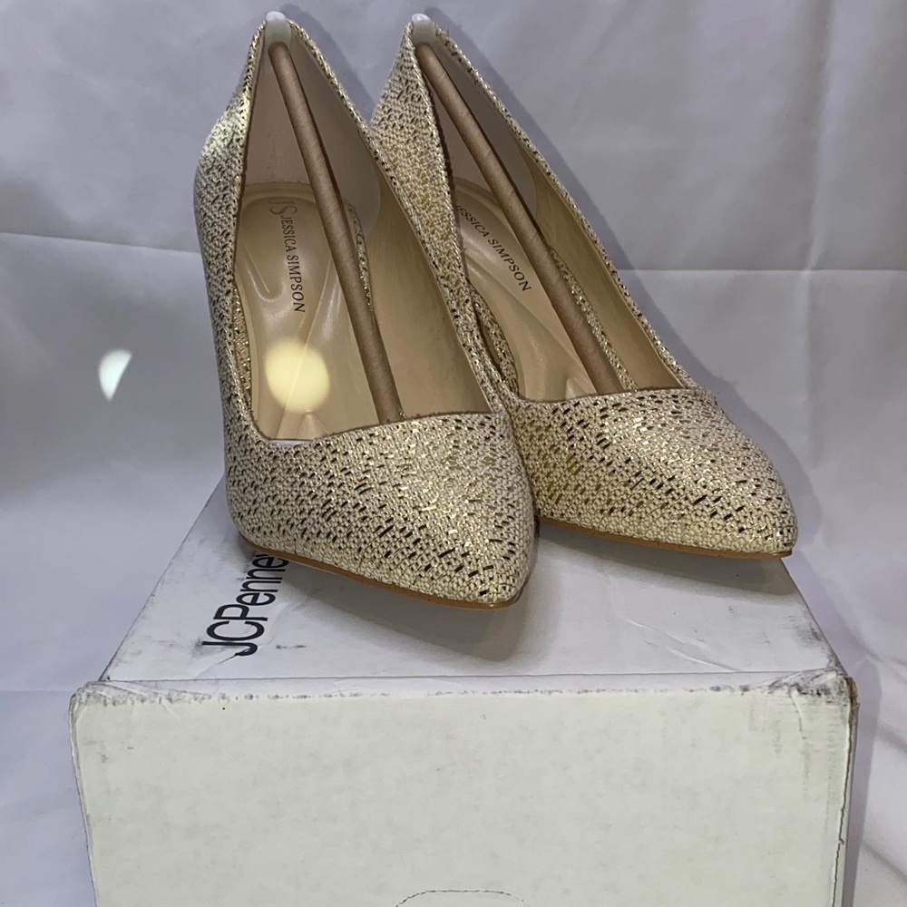 JS‎ Jessica Simpson Apelhan Womens Pointed Closed Toe Stiletto Heel Pumps - Picture 2 of 11